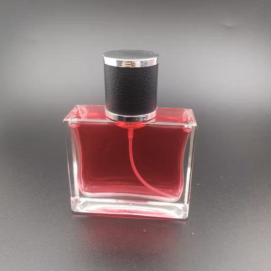 30ml 50ml 70ml Beauty Care Luxury Perfume Glass Bottle with Crimped Sprayer and Plastic Cap of Cosmetic Packaging Empty Bottle
