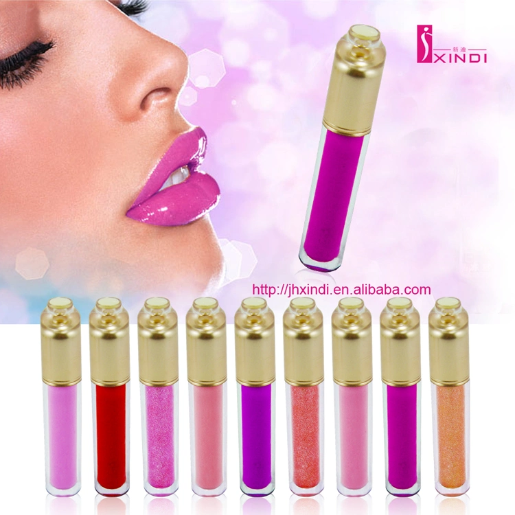 Mosturizing High-Shine Lipgloss with Matt Gold Cap