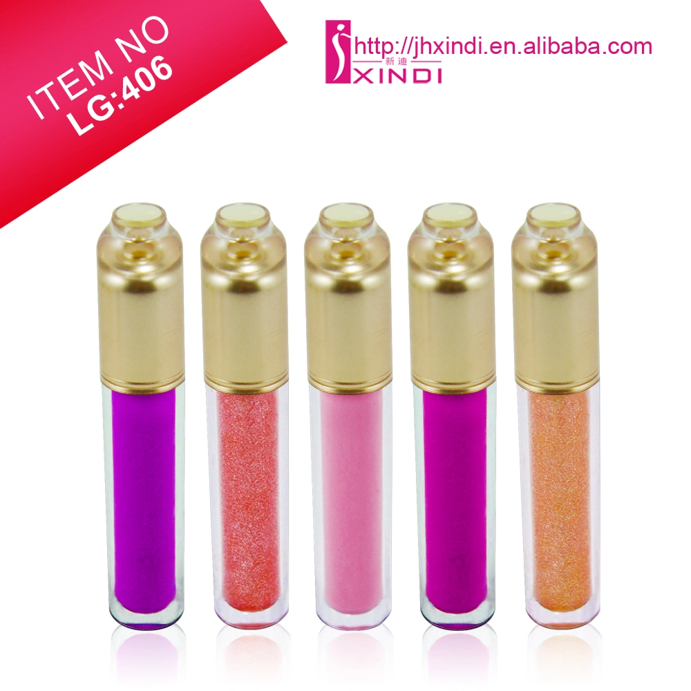 Mosturizing High-Shine Lipgloss with Matt Gold Cap